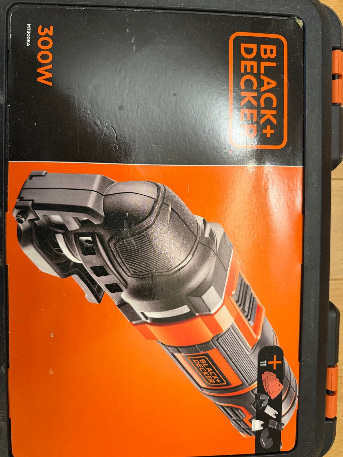 Black+Decker Multitool MT300KA 300W met accessoires, Ophalen of Verzenden, Gebruikt, Multitool, Bosch