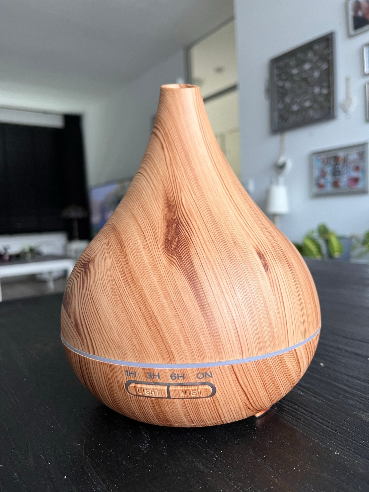 Aroma Diffuser Luchtbevochtiger Houtnerf Geurwolkje®, Ophalen of Verzenden, Zo goed als nieuw, Luchtbevochtiger