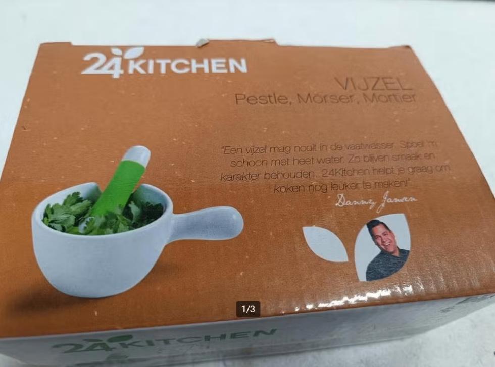 24 kitchen vijzel 12cm doorsnede nieuw, Huis en Inrichting, Nieuw, Ophalen of Verzenden