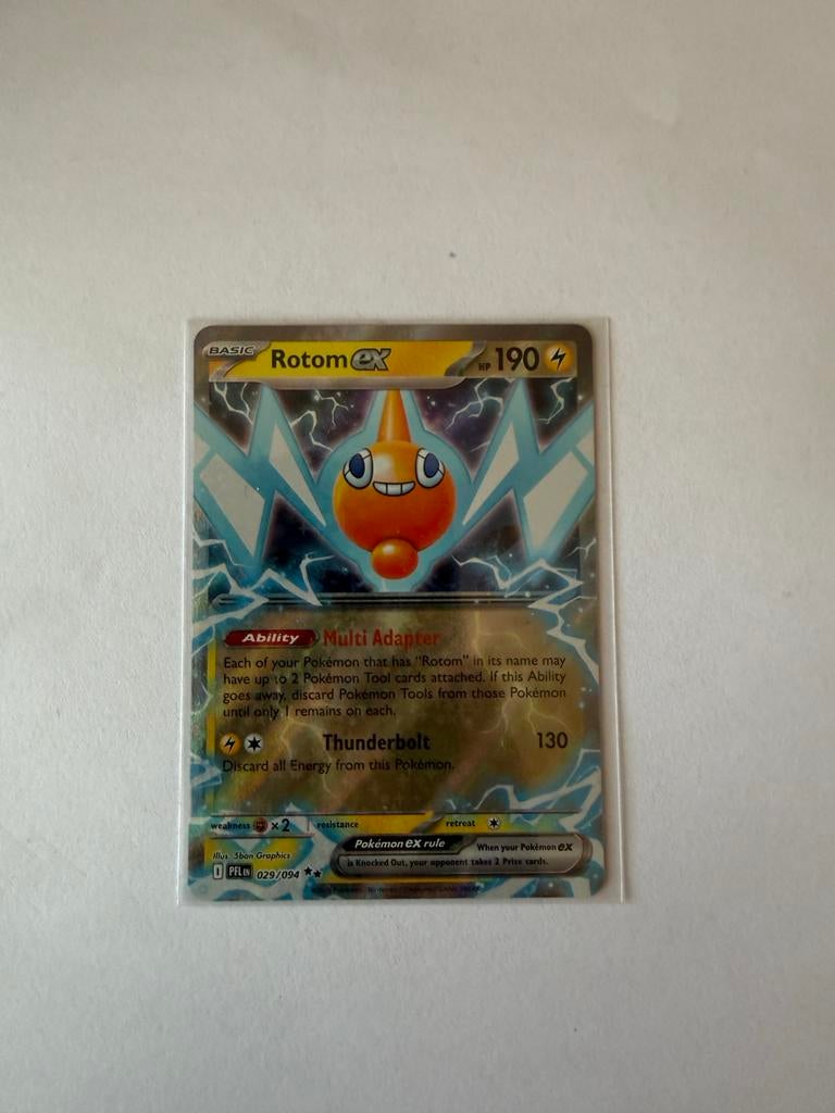 Rotom EX PFL 029/094 Pokémon Kaart, Ophalen of Verzenden, Zo goed als nieuw, Losse kaart