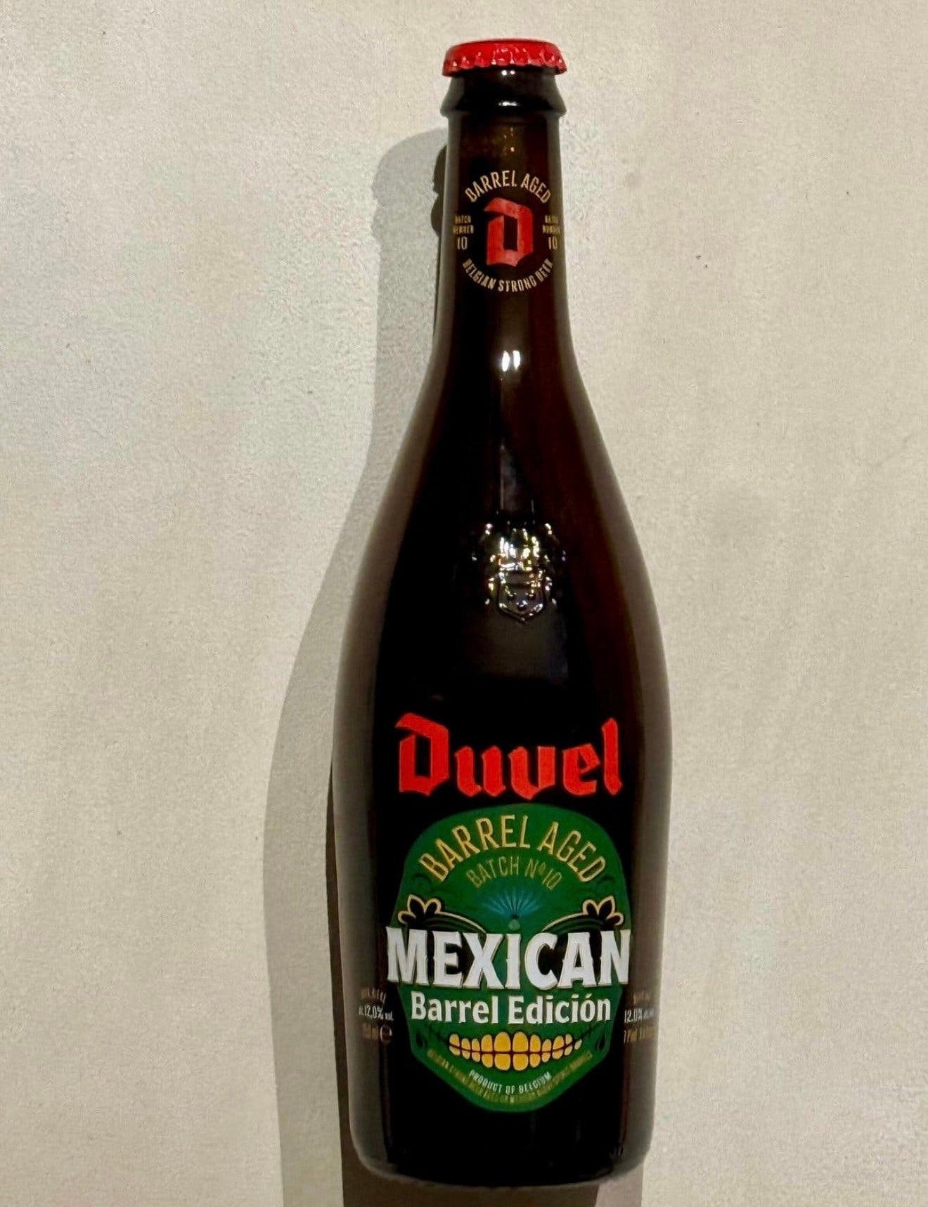 Lege Duvelfles Mexican Barrel Aged #10, Verzamelen, Ophalen of Verzenden, Gebruikt, Flesje(s), Duvel