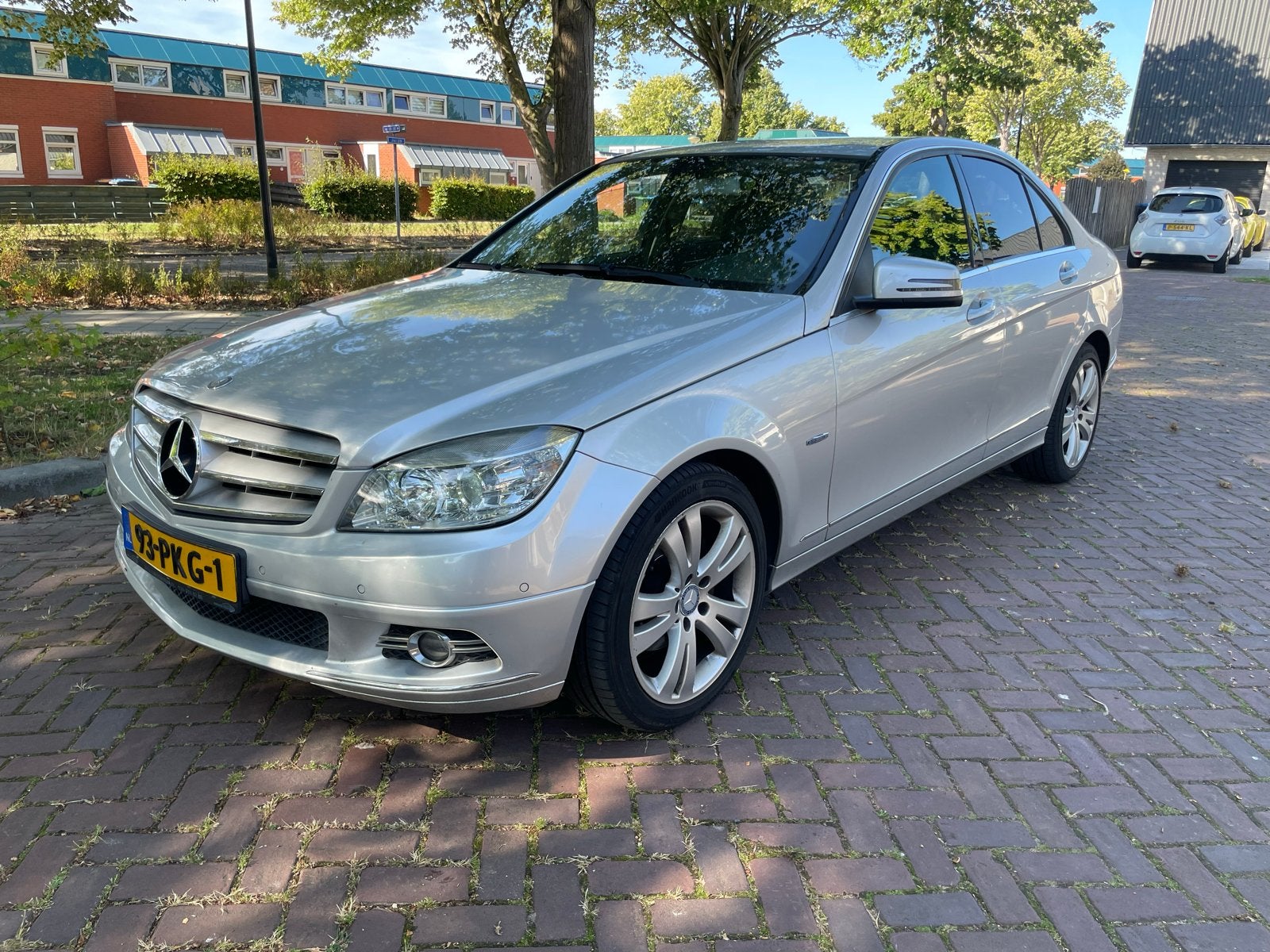 Mercedes-Benz C-Klasse 1.8 C180 CGI Sedan 2011 Grijs, Auto-onderdelen, Ophalen of Verzenden, Gereviseerd, Mercedes-Benz, Spatbord