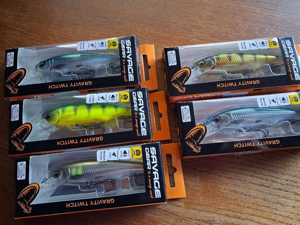Savage Gear Gravity Twitch (Twitchbaits) 2 lengtes.., Tinstraat, Savage Gear, Nieuw, Ophalen of Verzenden