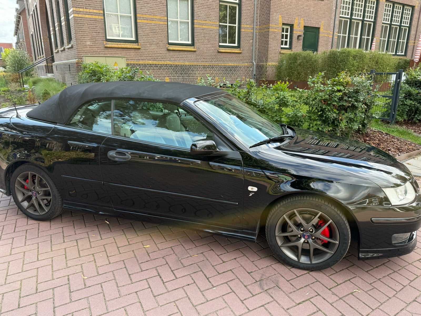 Saab 2004 cabrio 2.0 turbo aero Hirsch Youngtimer 193.000km, Auto's, Saab, 1998 cc, Beige, Cabriolet, 4 stoelen