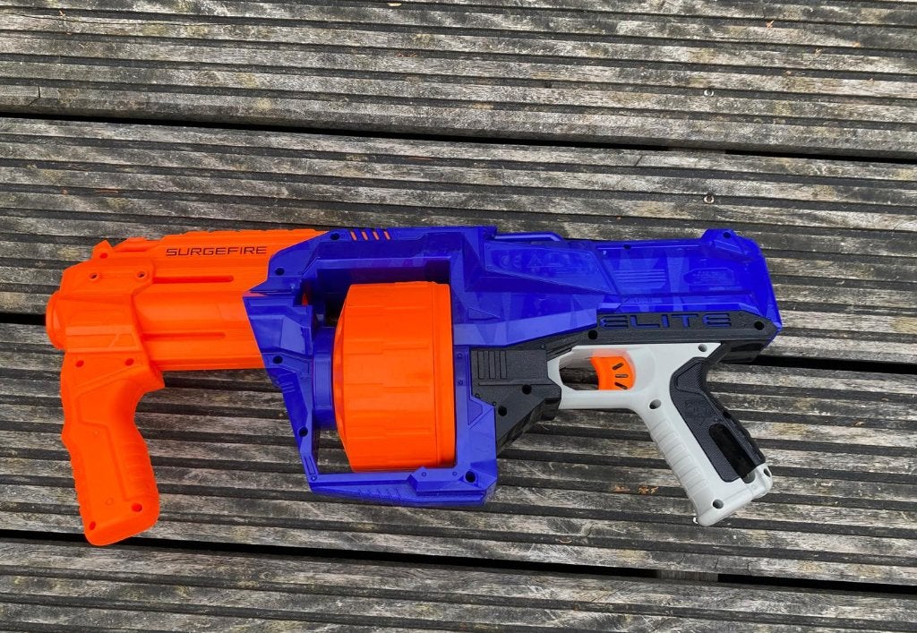 Nerf N-Strike Elite Surgefire, Ophalen, Zo goed als nieuw