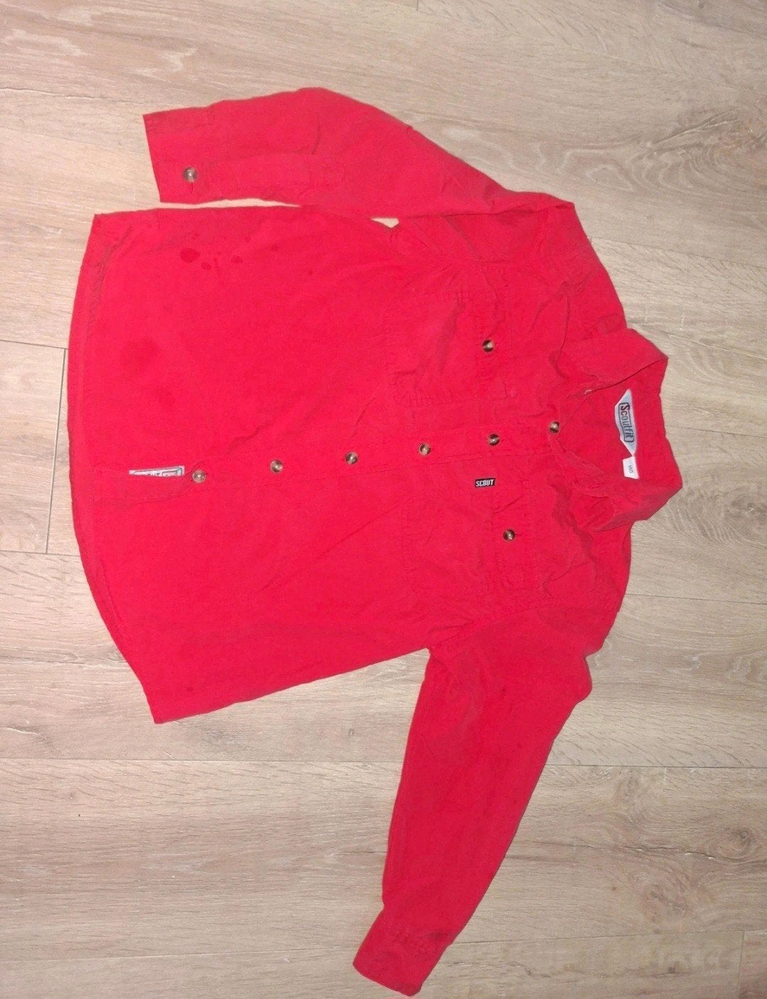 Scoutfit Scout Blouse Rood Maat 140 bevers, Jongen of Meisje, Overhemd of Blouse, Ophalen of Verzenden, Zo goed als nieuw