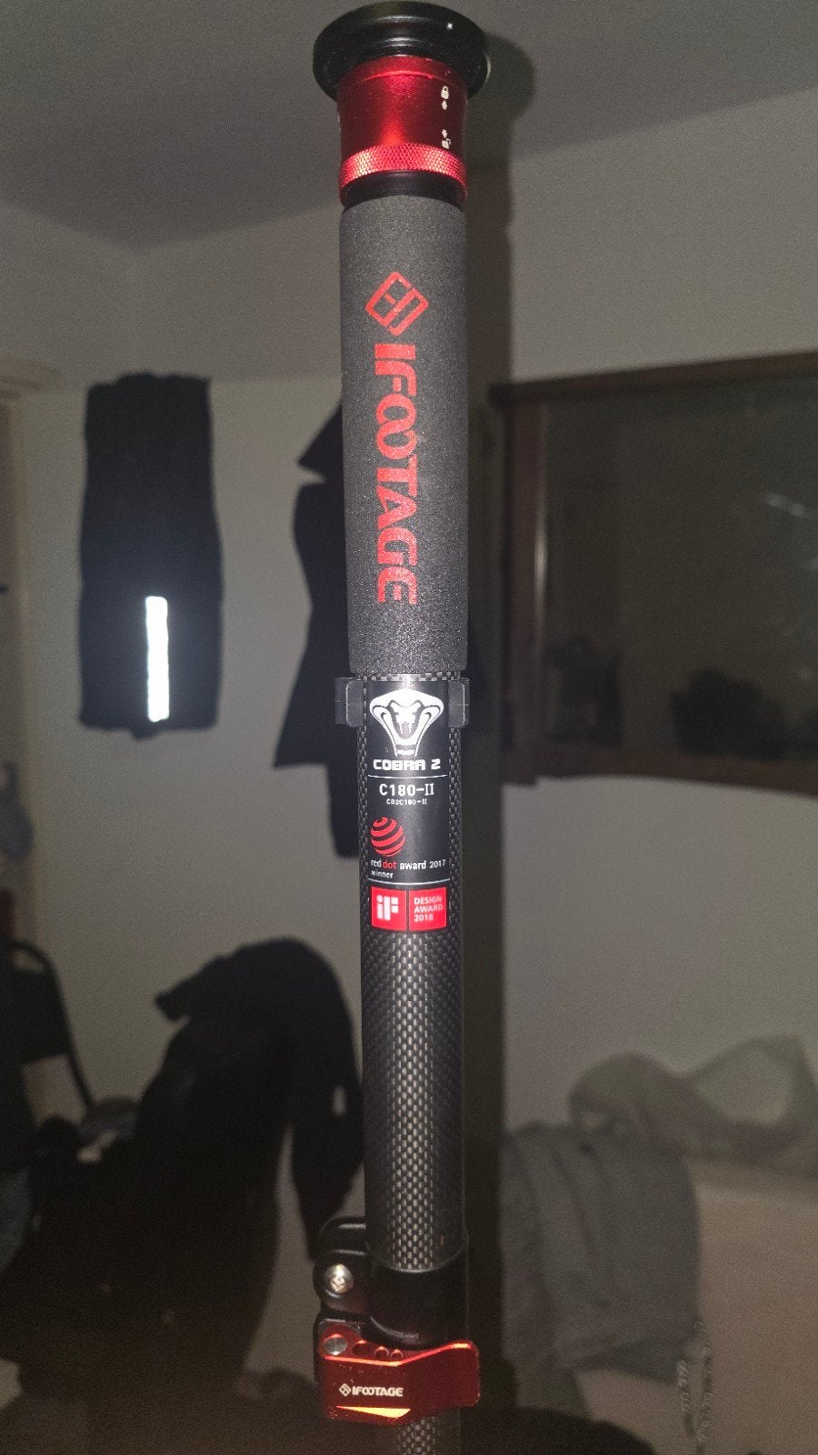 iFootage Cobra 2 C180-II Carbon Fiber Monopod, Overige merken, Ophalen of Verzenden, Zo goed als nieuw, 175 cm of meer