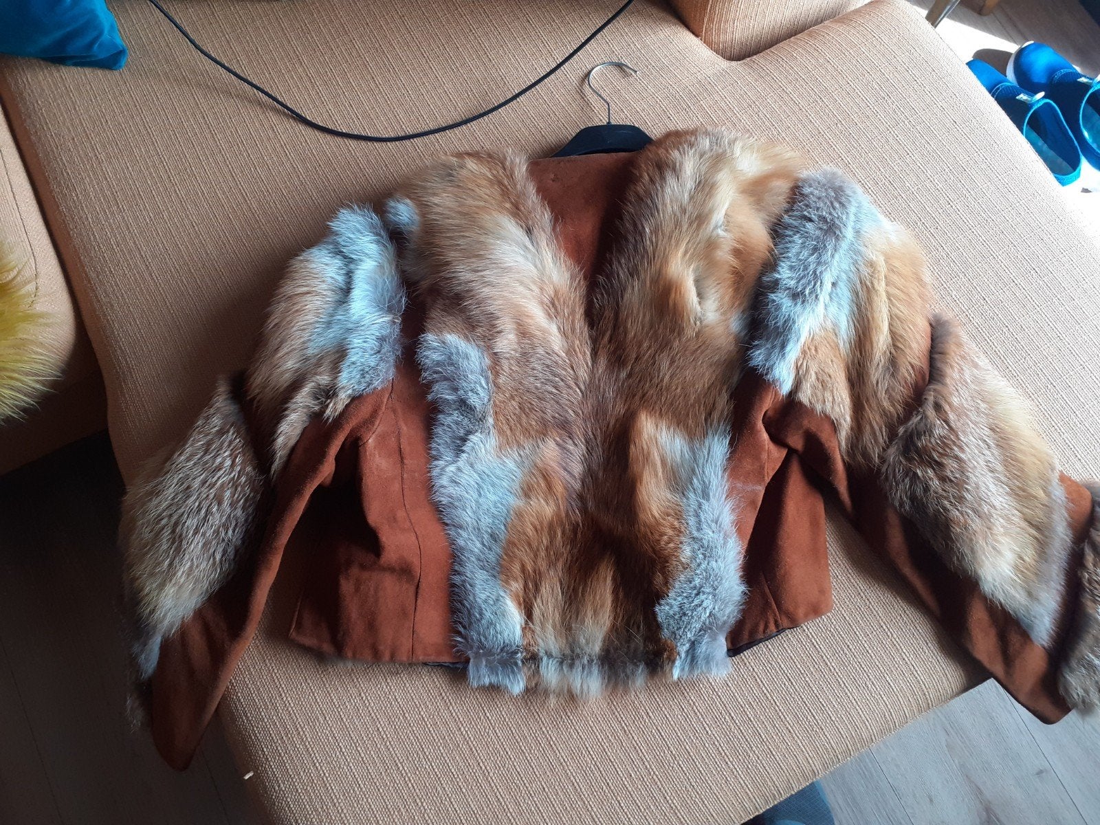 Echt bontjasje - Maat  S, Bruin, Ophalen of Verzenden, Zo goed als nieuw, Maat 36 (S)