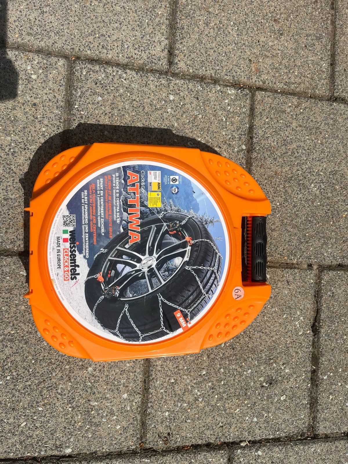 Weissenfels Clack&Go Attiva Sneeuwkettingen - 1x gebruikt, Ophalen, Zo goed als nieuw