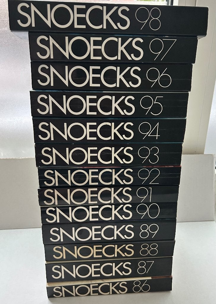 Te Koop: mooie verzameling van 28 Snoecks jaarboeken, Ophalen, Zo goed als nieuw, Overige onderwerpen