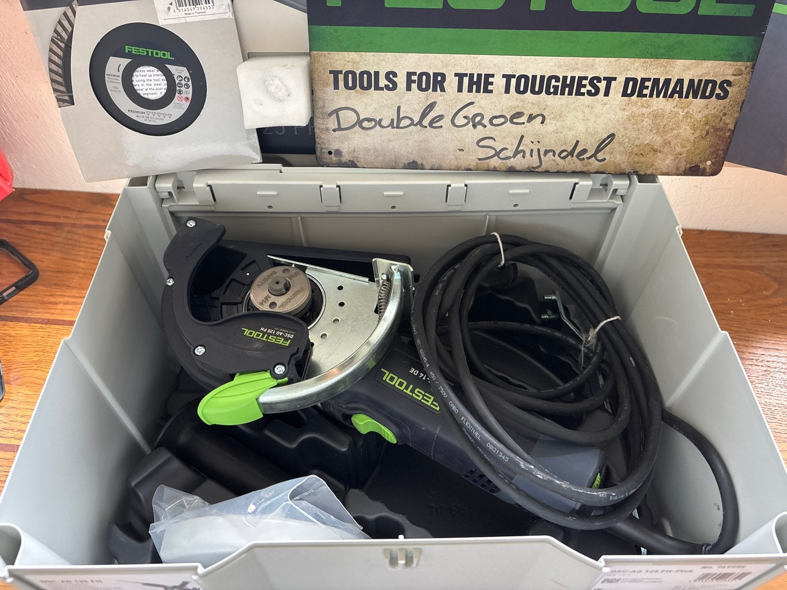 Festool DSC-AG 125 FH Plus Diamantslijper, Overige typen, Nieuw, Ophalen of Verzenden, 30 tot 70 mm