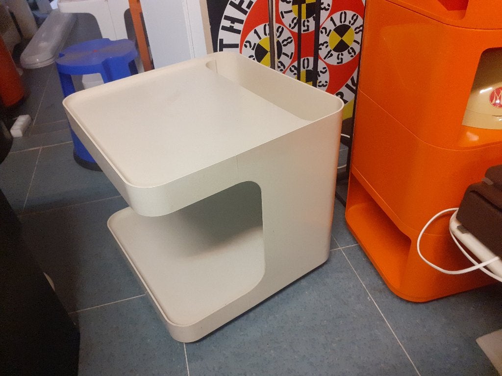 Game bar trolley wit Marcello Siard design jaren 70 retro, Gebruikt, ?, Marcello Siard, ?