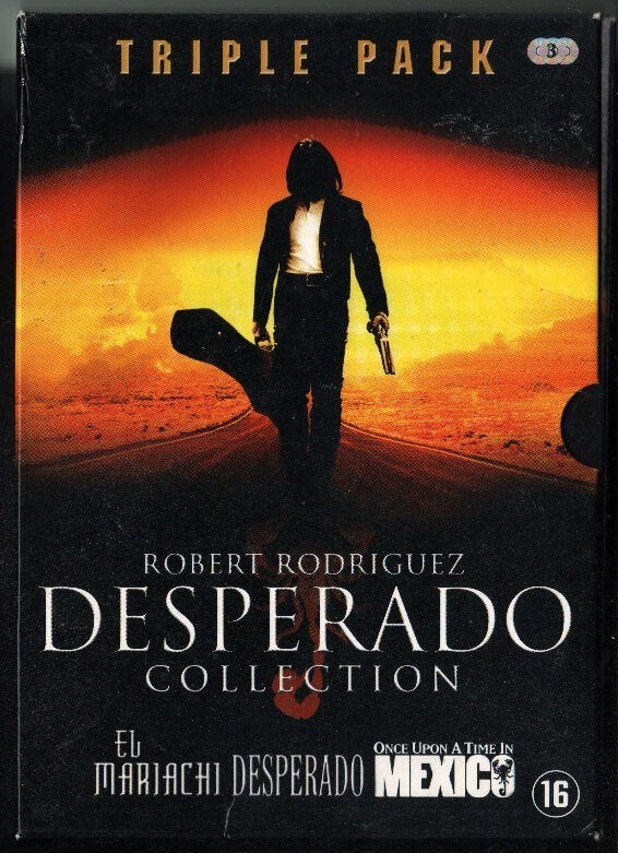 Desperado Collection aka Mariachi Trilogy. DVD. LEES!, Maffia en Misdaad, Vanaf 16 jaar, Nederlands, Inclusief doosje