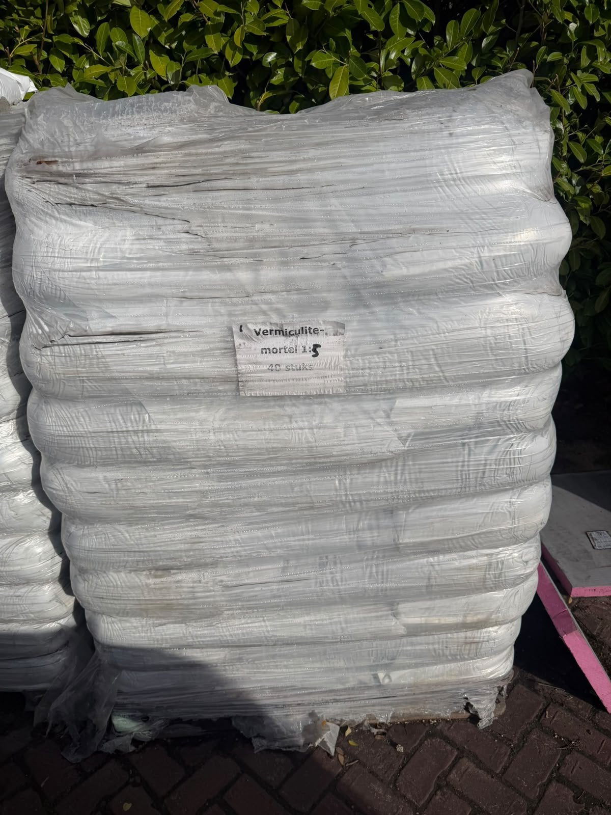 Vermiculietmortel te koop – slechts €15 per zak!, 150 liter of meer, Ophalen of Verzenden, Zo goed als nieuw