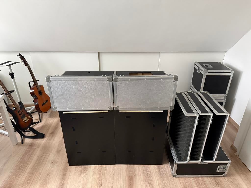 DJ booth flightcases, Ophalen, Gebruikt, Dj-set, Overige merken