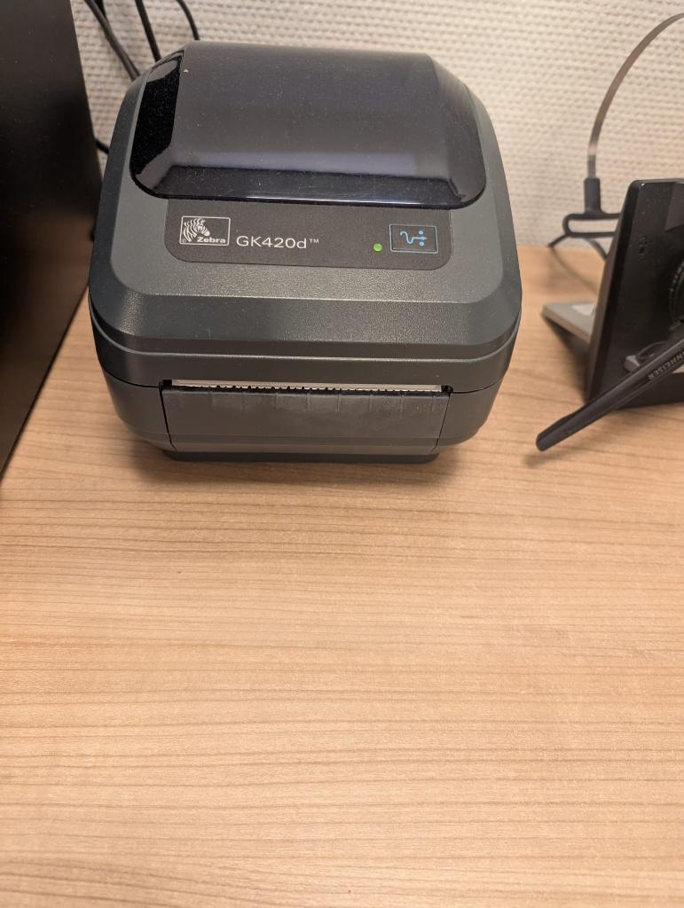 Zebra labelprinter GK420D - USB - 203DPI - Direct thermisch, Computers en Software, Labelprinters, Ophalen of Verzenden, Zo goed als nieuw