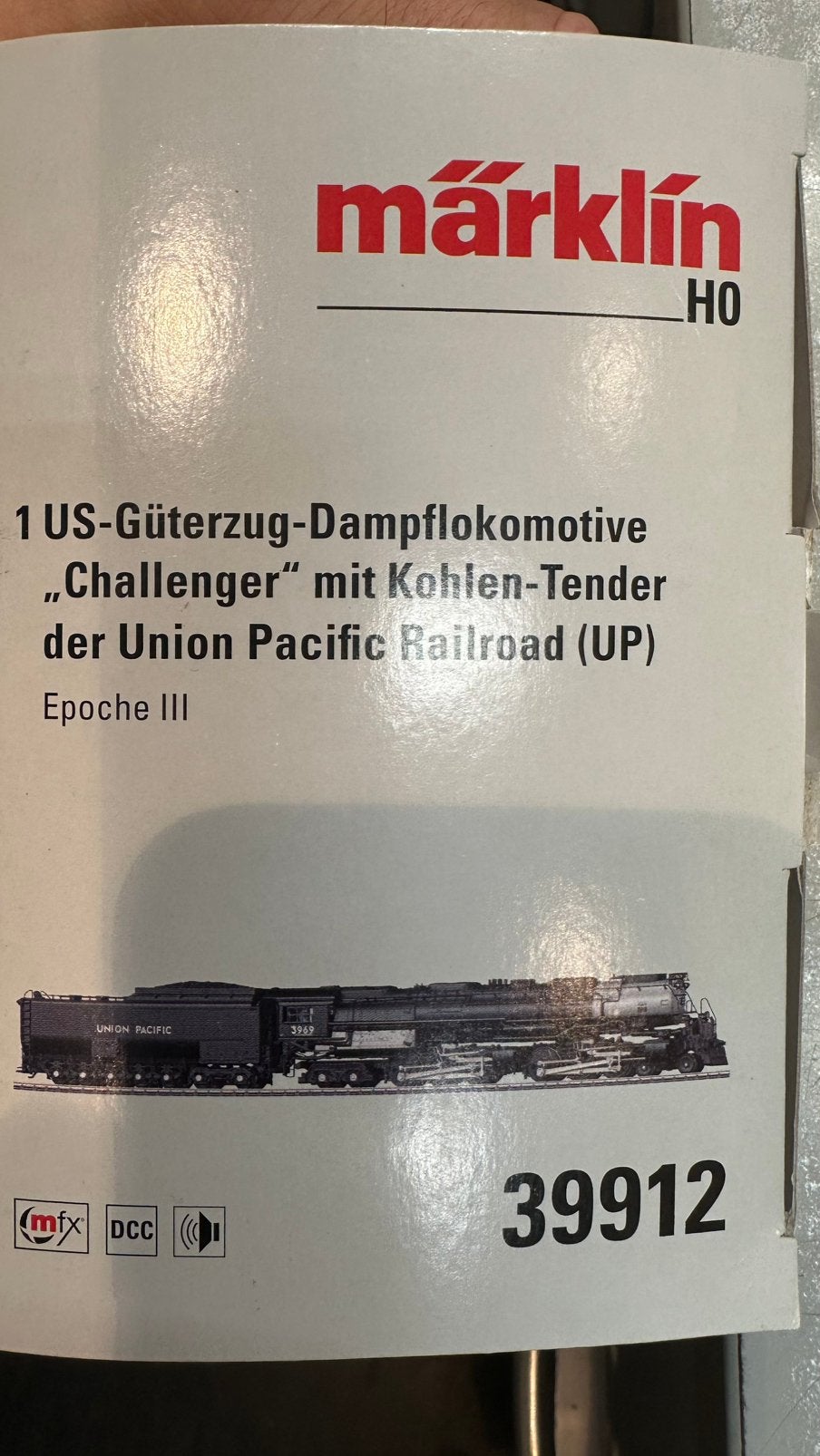 Marklin 39912 Big Boy, Wisselstroom, Locomotief, Verzenden, Zo goed als nieuw