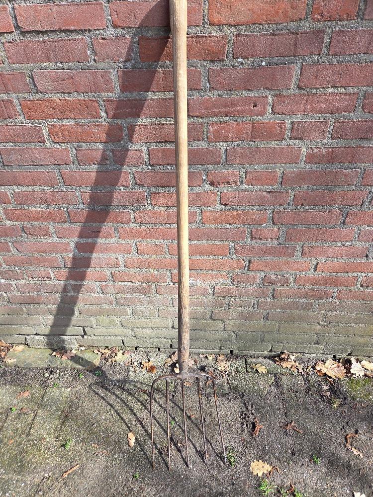 hooivork 5 tands vintage, Tuin en Terras, Hand-tuingereedschap, Ophalen of Verzenden, 'T Olde Gre-j, Info@toldegrej.nl, Endepoelstraat 20f Didam