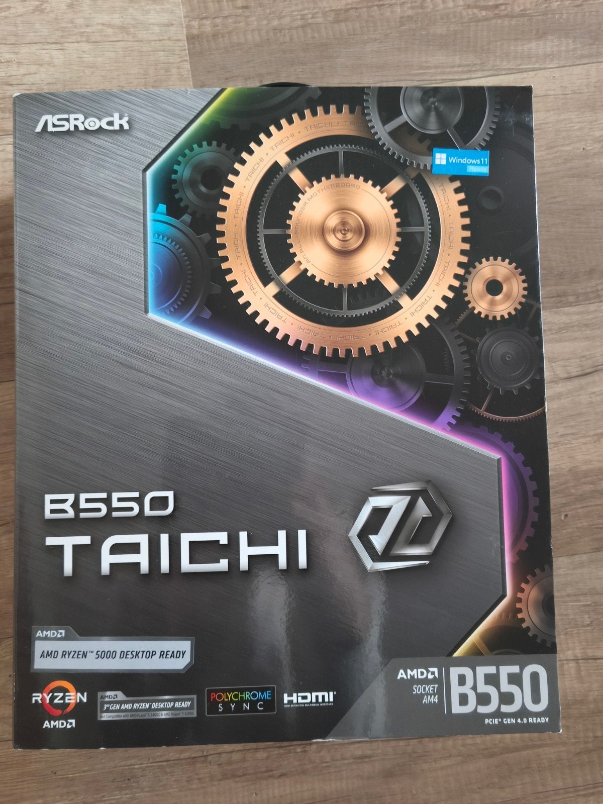 ASRock B550 Taichi Moederbord - AMD Ryzen Ready, DDR4, AM4, Ophalen of Verzenden, Zo goed als nieuw
