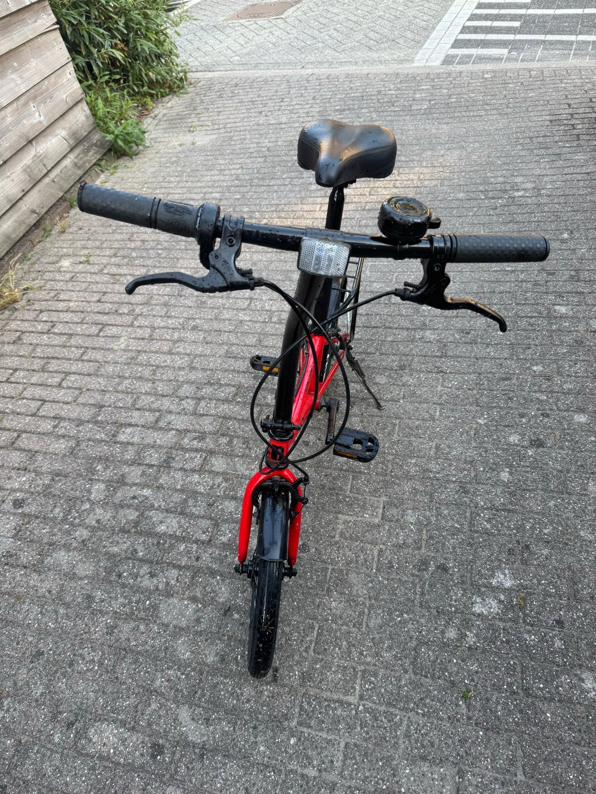 Vouwfiets Twin Travel 16 inch - Compact en Handig, Gebruikt, Velgrem, 16 tot 18 inch, Versnellingen
