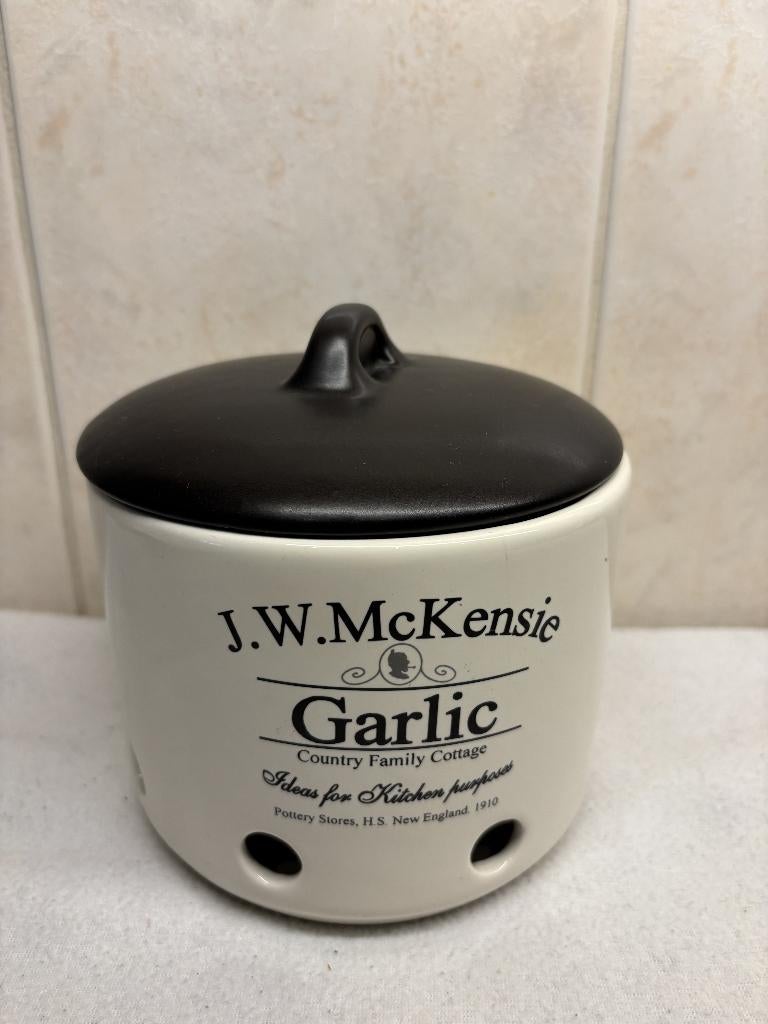 Knoflook Pot J.W. McKensie (1), Antiek en Kunst, Ophalen of Verzenden