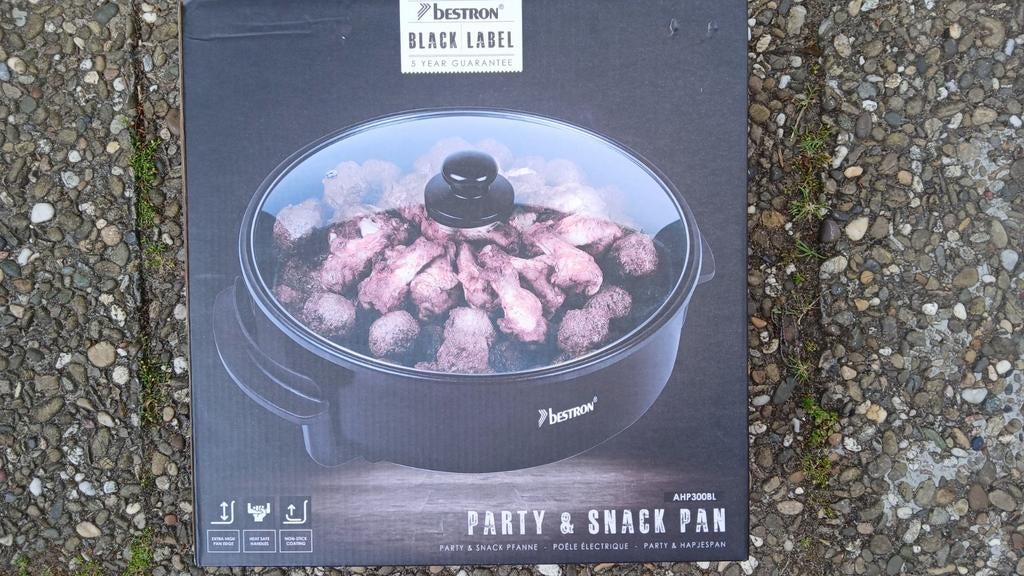 Elektrische party en snackpan. NIEUW, Ophalen of Verzenden, Nieuw