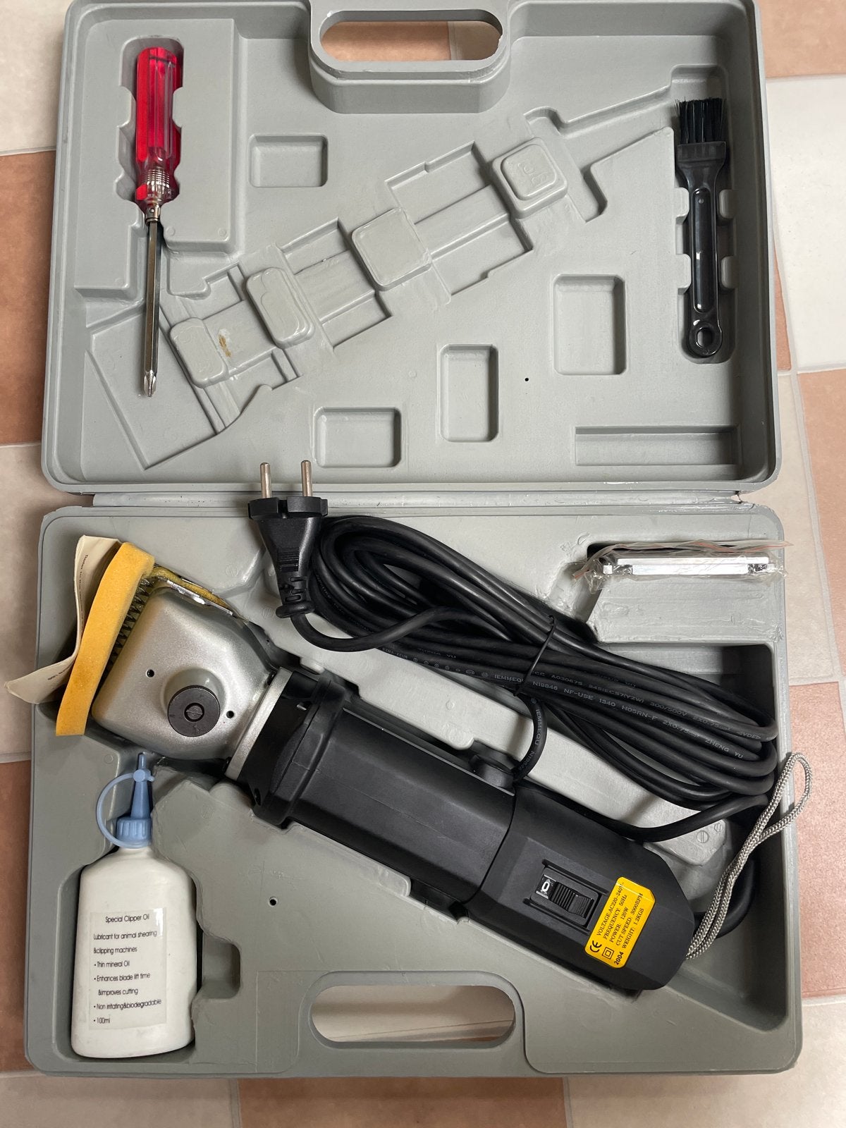 Nieuwe schapenscheermachine 120W met 6m kabel