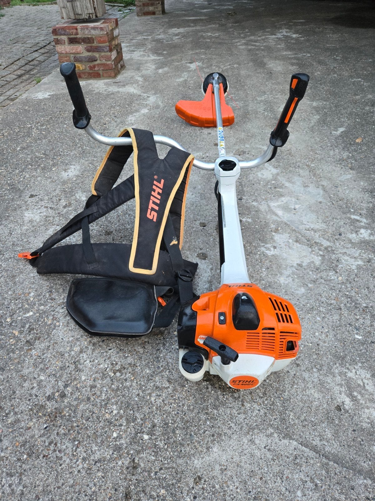 Nette Stihl FS460 M-tronic bosmaaier | Draadkop FS 460 2-Mix, Tuin en Terras, Info@stihl.nl, Benzine, Gebruikt, Stihl FS460 mtronic bosmaaier