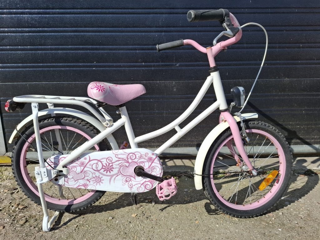 18 inch meisjesfiets, 16 tot 20 inch, Niet ingevuld, Niet ingevuld, Ophalen