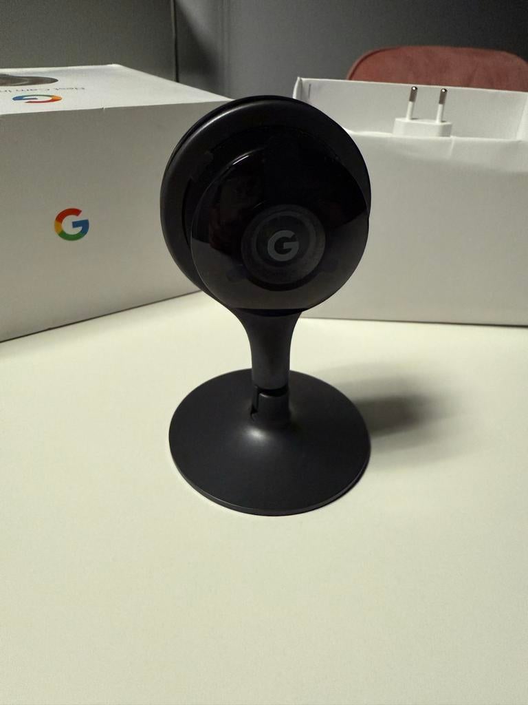 Google Nest Cam Indoor - Beveiligingscamera, Audio, Tv en Foto, Videobewaking, Zo goed als nieuw, Binnencamera, Ophalen of Verzenden