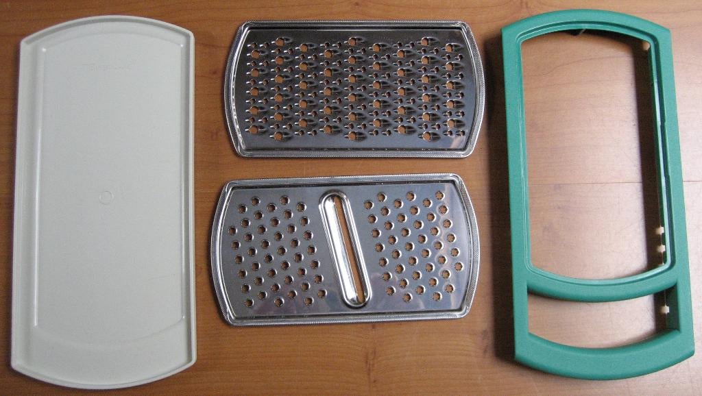 Tupperware rasp combi., Ophalen of Verzenden, Zo goed als nieuw, Groen, Overige typen