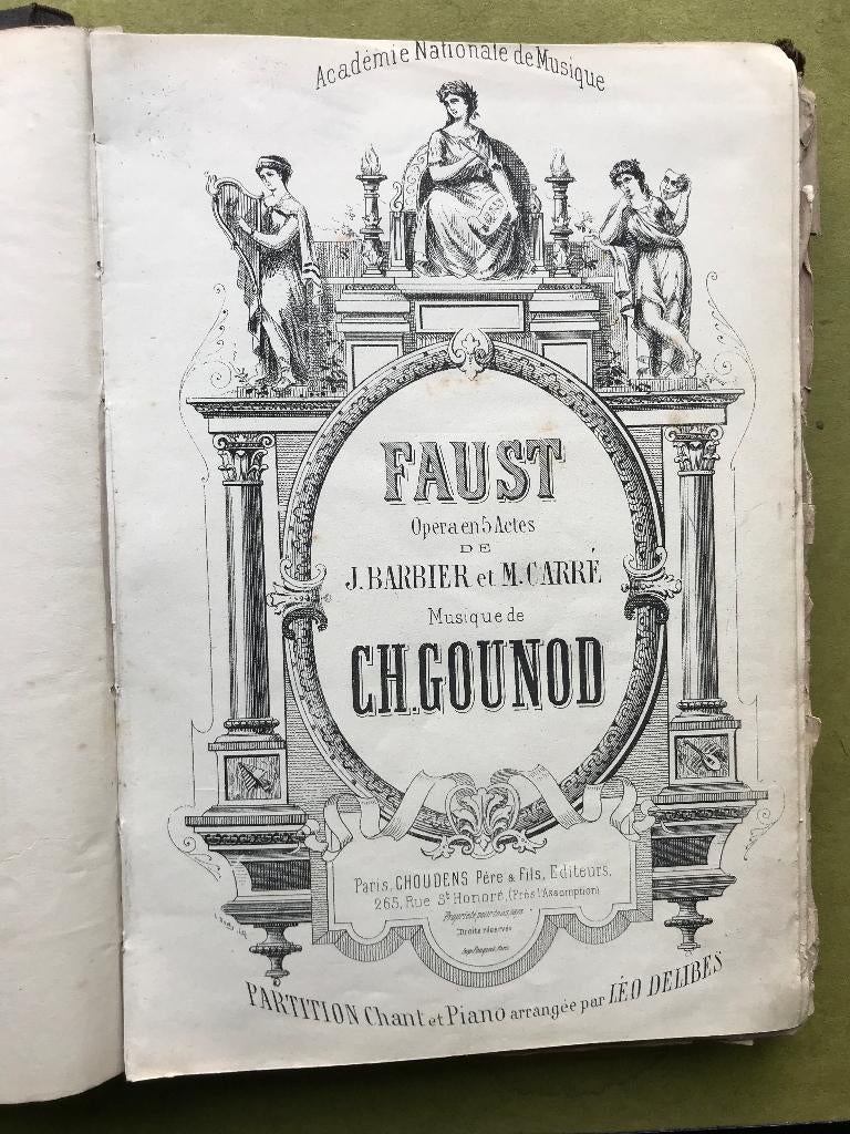 Ch. Gounod - Faust, Opera, Zang, Gebruikt, Klassiek, Ophalen of Verzenden