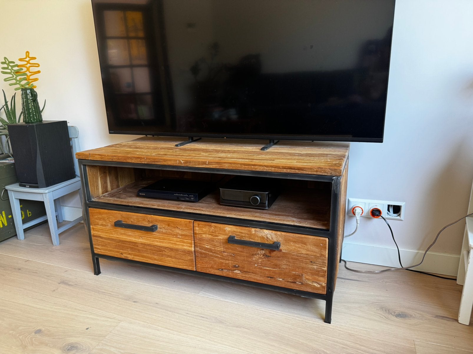 Pronto mango houten tv meubel romaro, Huis en Inrichting, Ophalen, Zo goed als nieuw, 25 tot 50 cm, Minder dan 100 cm
