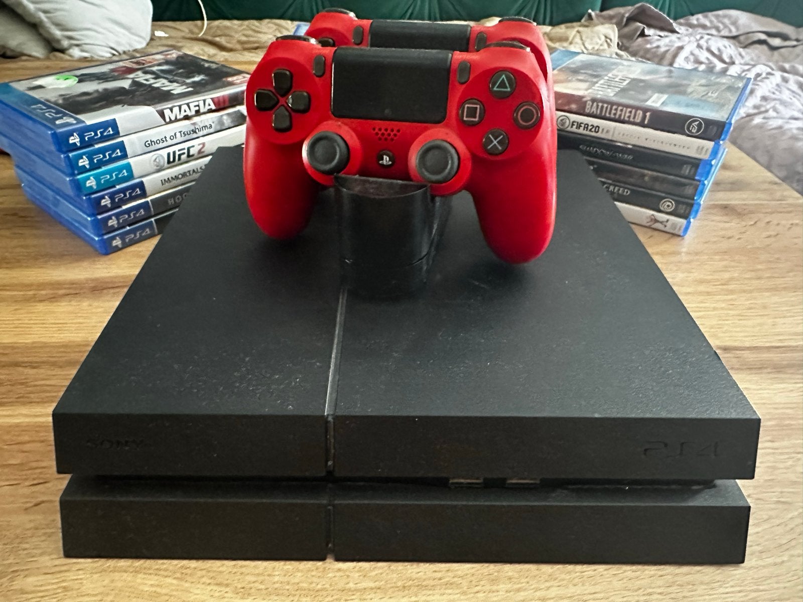 PS4 1TB met 2 controllers en 18 games, Ophalen, Met 2 controllers, 1 TB, Original