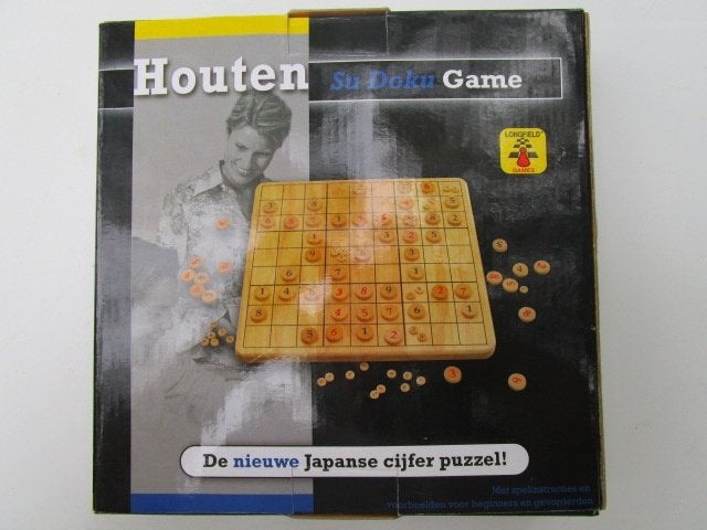 Houten Sudoku - Su Doku spel - Japanse cijferpuzzel NIEUW., Een of twee spelers, Ophalen, Nieuw