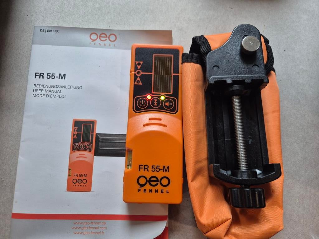 Geo Fennel FR 55-M Laserontvanger met klem, Ophalen of Verzenden, Gebruikt, Licht