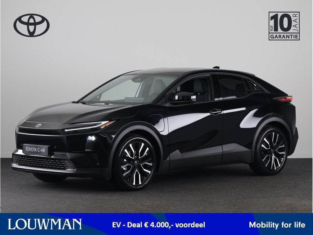 Toyota C-HR+ First Edition 77 kWh *EV - Deal* € 4.000,- vo, 12 maanden, Stof, 24 min, Zwart