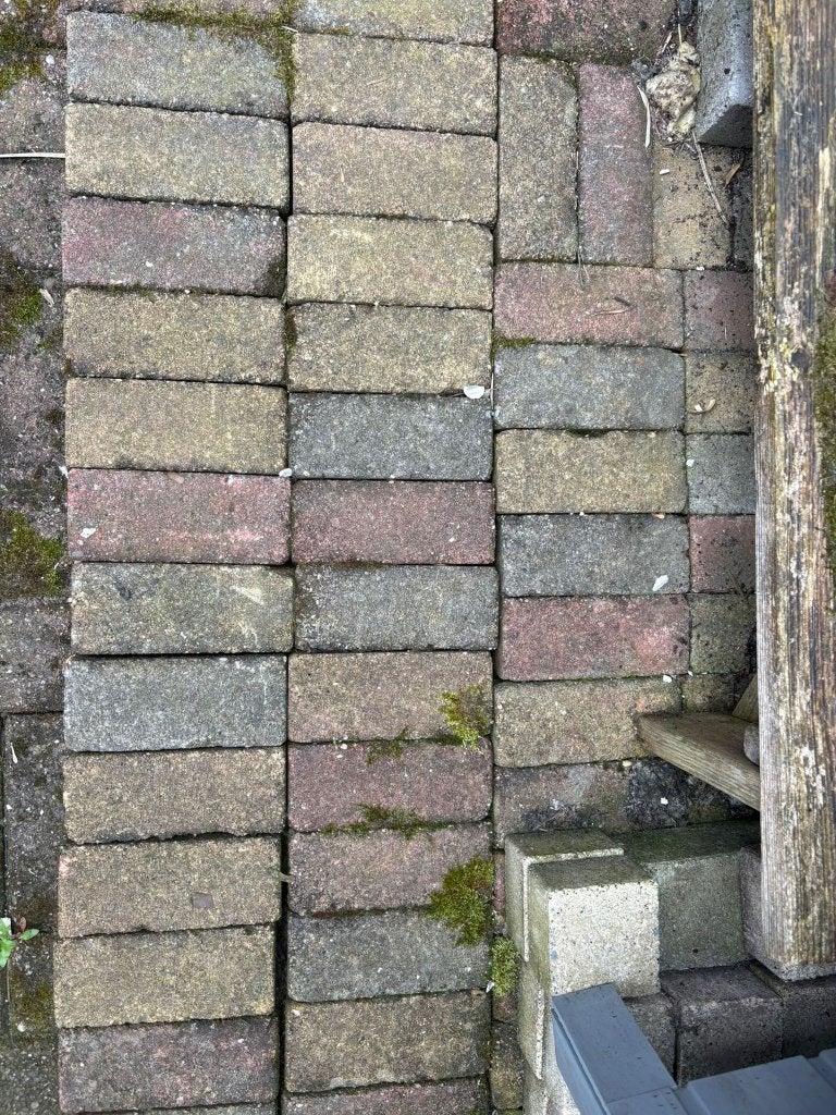 gebakken bakstenen, Ophalen, Gebruikt, Natuursteen, Klinkers