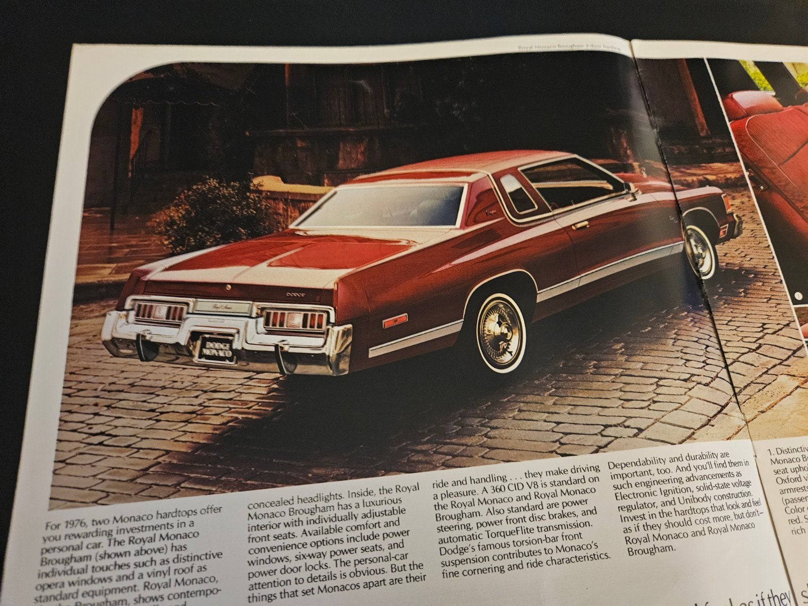 Brochure Dodge Monaco 1976 USA, Ophalen of Verzenden, Zo goed als nieuw, Overige merken
