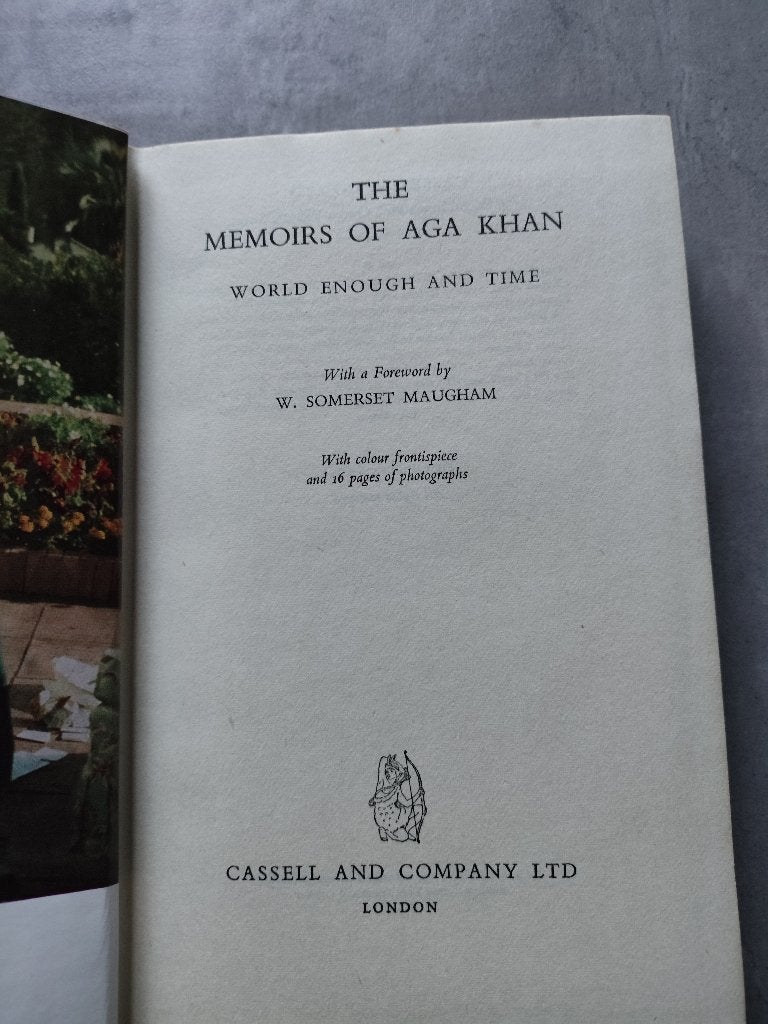 The Memoirs of Aga Khan W. Somerset Maugham hardcover, Ophalen of Verzenden, Zo goed als nieuw