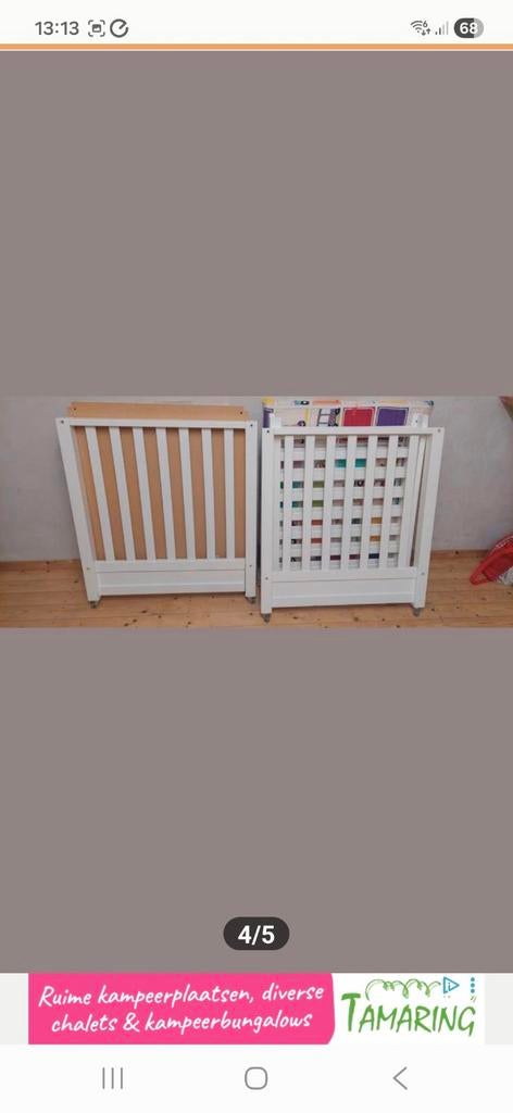 Baby box wit, Ophalen, Gebruikt, Wieltjes