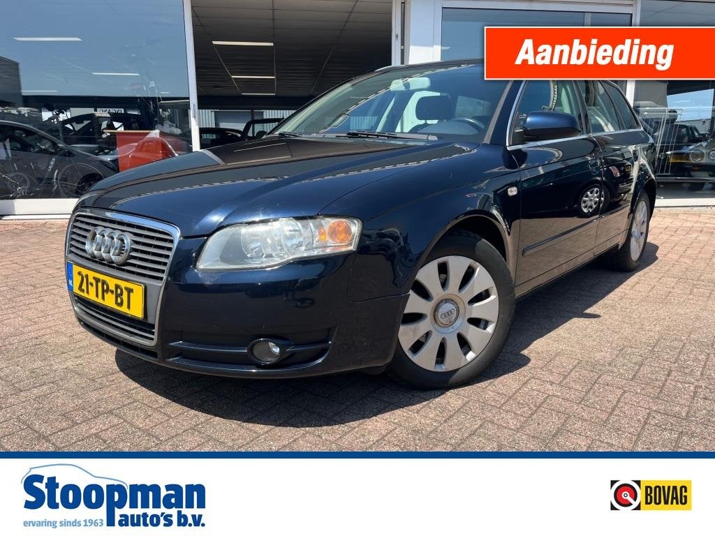 Audi A4 1.6 ProLine Business Clima Cruise LM velgen, Auto's, Gebruikt, 4 cilinders, Blauw, A4