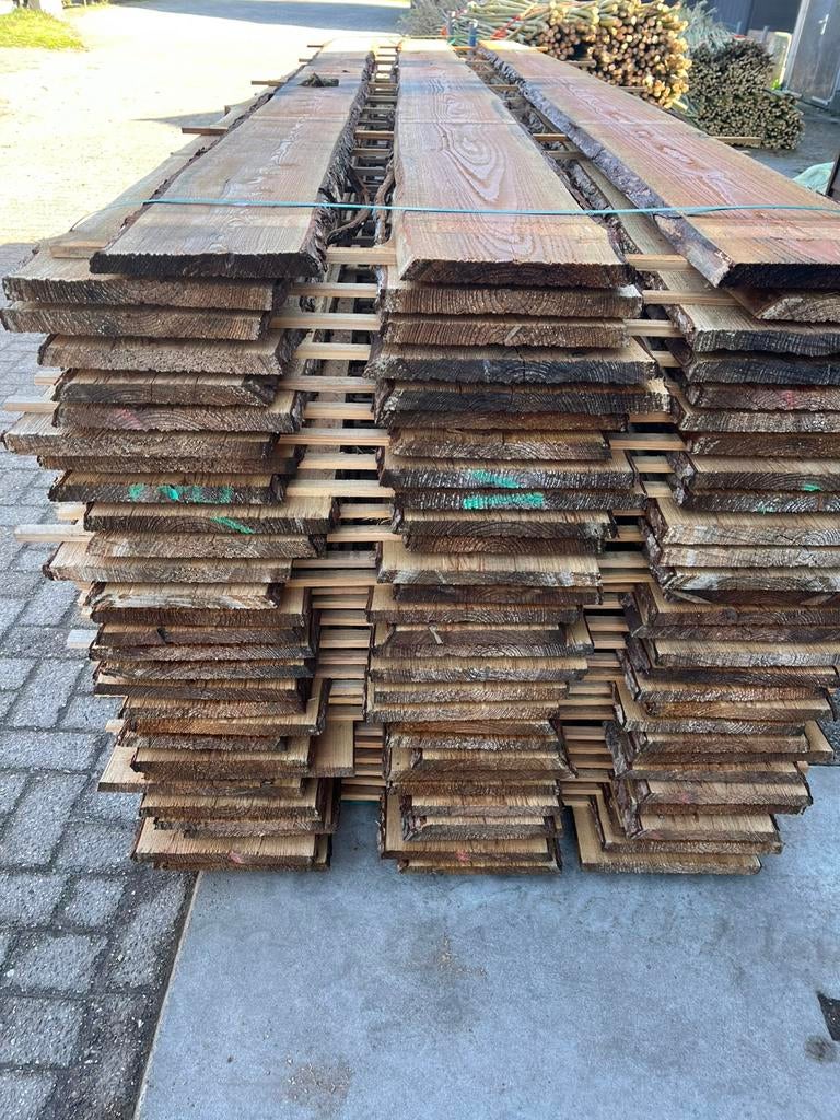 Lariks planken potdeksel wandbekleding Boomstamplanken