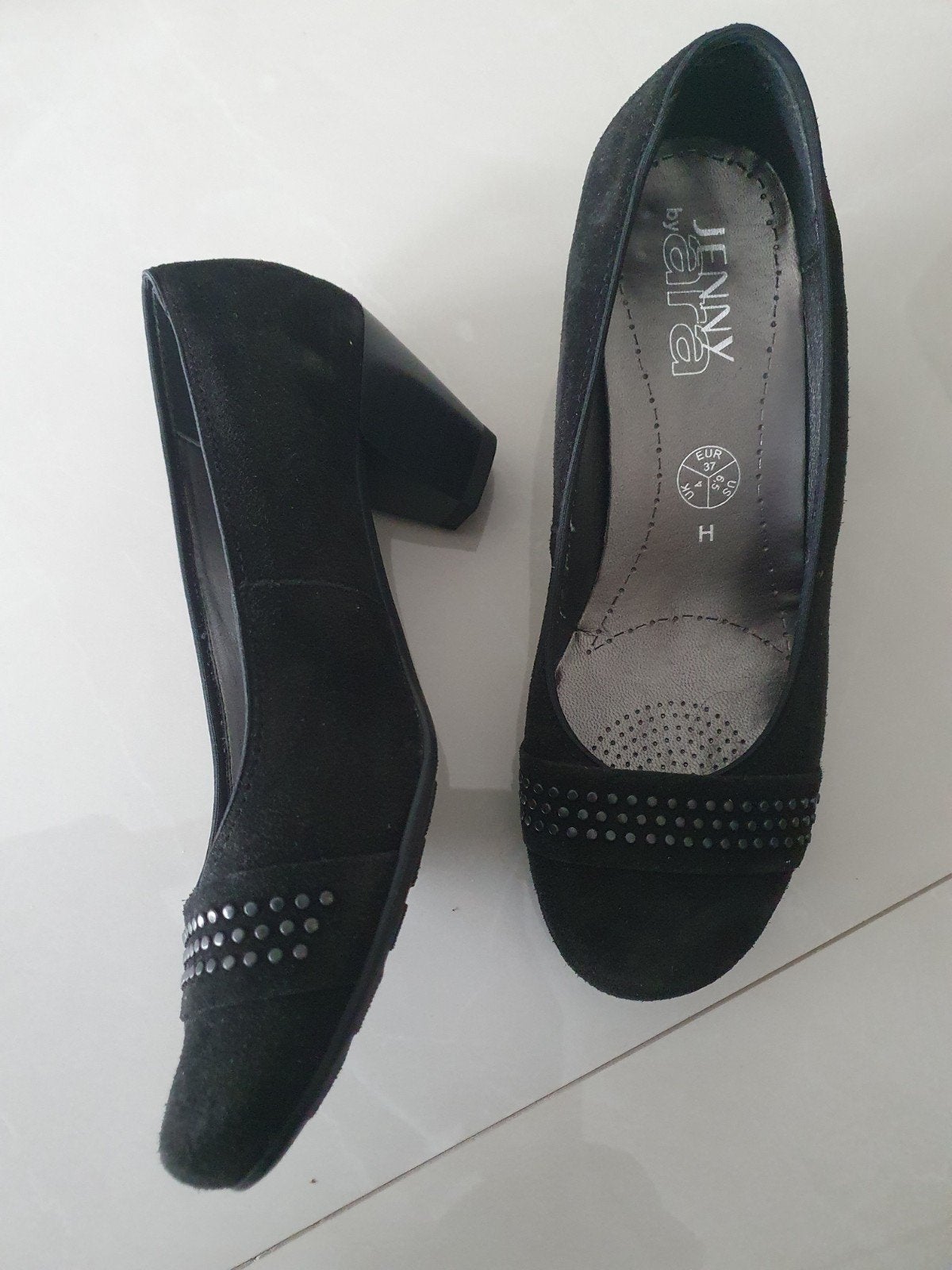 Jenny by Ara zwarte pumps, maat 37 een keer gedragen, Zwart, Ophalen of Verzenden, Zo goed als nieuw, Pumps