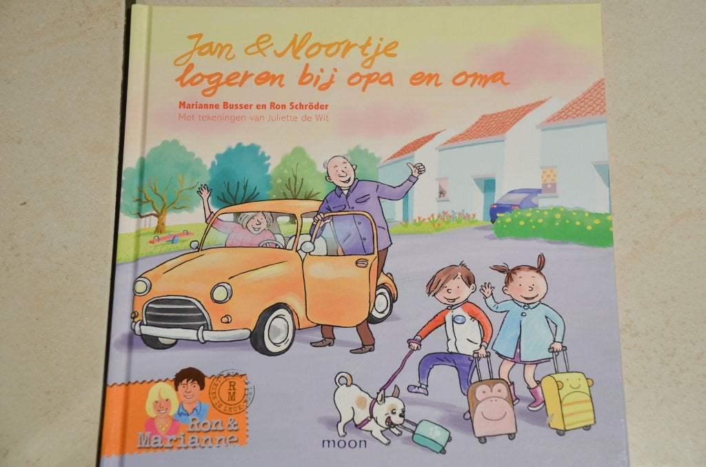 Jan en Noortje logeren bij opa en oma / Marianne Busser, Boeken, Ophalen of Verzenden, Zo goed als nieuw, Fictie algemeen, Voorleesboek