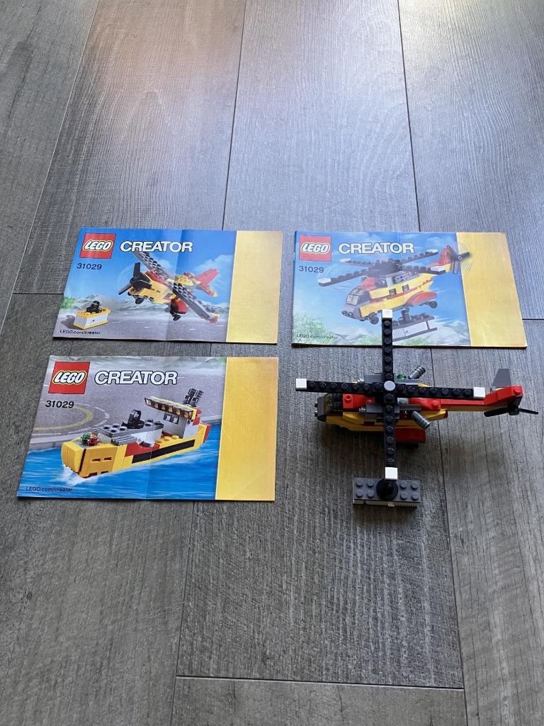 LEGO Creator 3-in-1 31029 Vrachthelikopter, Lego, Compleet, Ophalen of Verzenden, Zo goed als nieuw