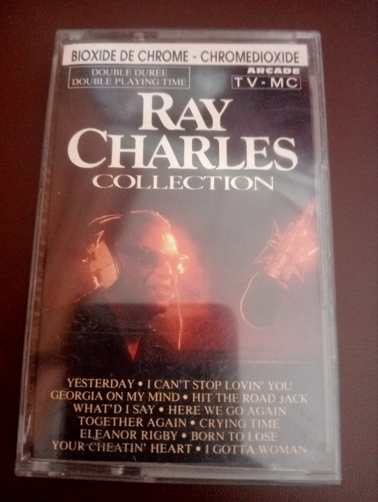 Ray Charles Collection - Dubbele duur Cassetteband (Arcade), Cd's en Dvd's, Cassettebandjes, Gebruikt, 1 bandje, Ophalen of Verzenden