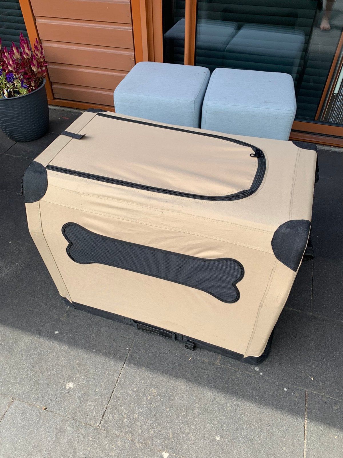 Inklapbare bench petnation, Ophalen, Gebruikt