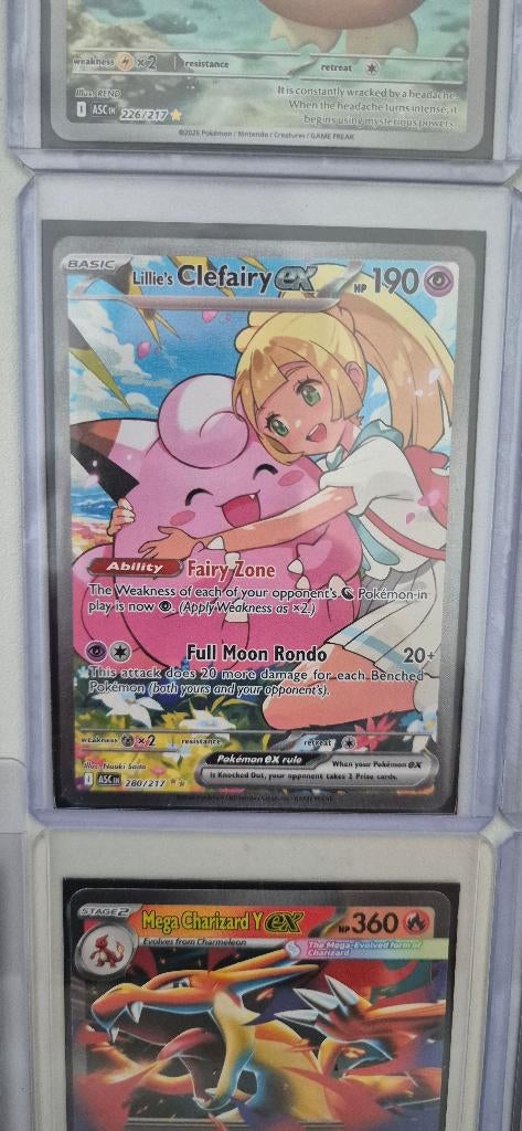 Lillie's Clefairy 280/217, Ophalen of Verzenden, Nieuw, Losse kaart, Foil
