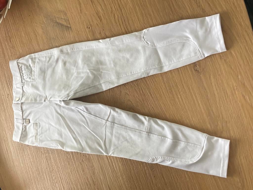 Witte rijbroek, Dieren en Toebehoren, Gebruikt, Kinderen, Overige soorten, Onderkleding